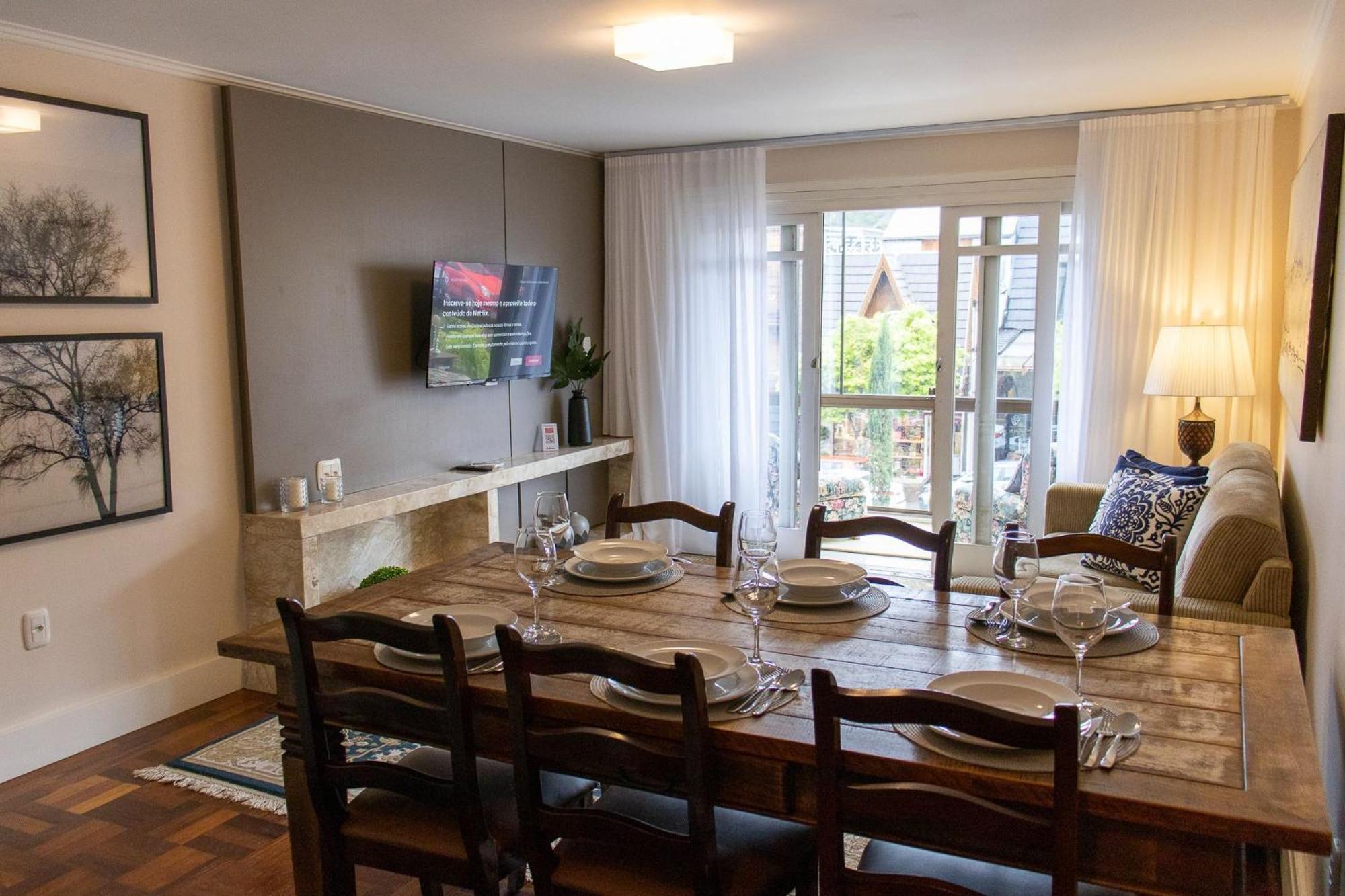 Apartamento Locar-in Gramado- 100m Rua Coberta *